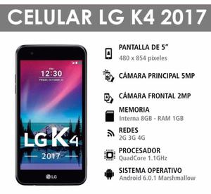 LG K4 VERSION  PANTALLA 5" Y 4G ARGENTINA