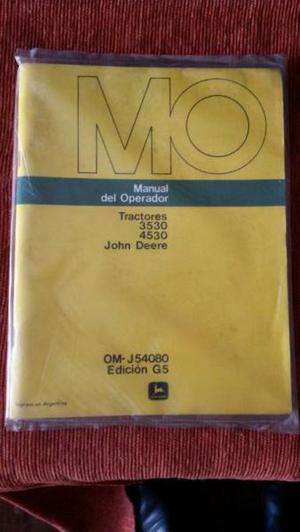 Manual catálogo del Operador de Tractores John Deere 3530 y