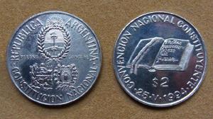 Moneda de 2 pesos Argentina 1994