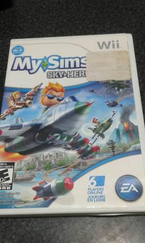 My Sims Sky Heroes Original P/ Wii En Estuche Con Manual
