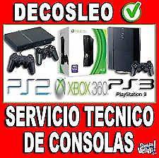 Servicio Tecnico Profesional De Consolas PS2 PS3 PS4 XBOX