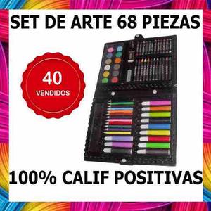 Set De Arte Infantil 68 Elementos 100% Calificac Positivas