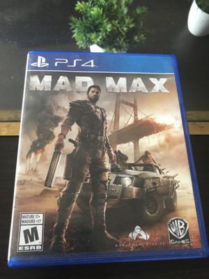 Vendo 2 juegos de Ps4 uncharted 4 y mad max