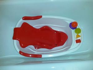 Vendo bañera y asiento para bebé - IMPECABLE!!
