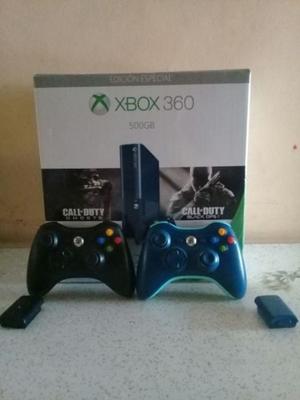 Xbox 360 Edicion Especial +Juegos y 2 Joysticks Original +59