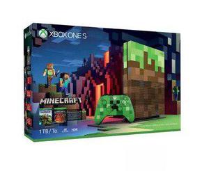 Xbox One S Microsoft 1tb Minecraft Edicion Limitada