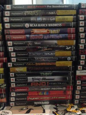 discos de playstation 2 $500cu minimo de venta 5 juegos