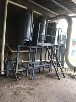 EQUIPO LAVADOR DE GASES, CON VENTILADOR CENTRIFUGO EN INOX.
