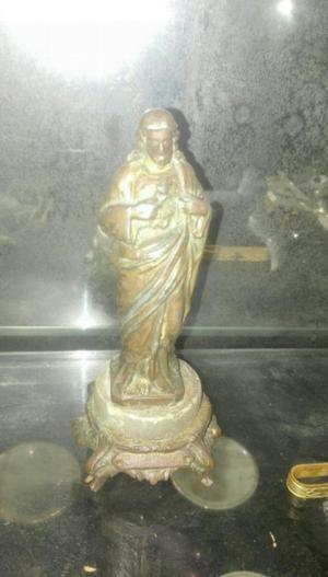 Estatuilla muy antigua cristo jesus