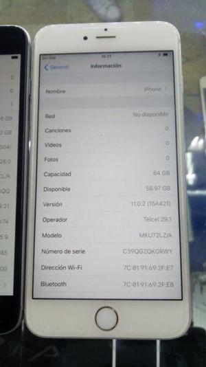 Iphone 6 plis 64 gb liberado