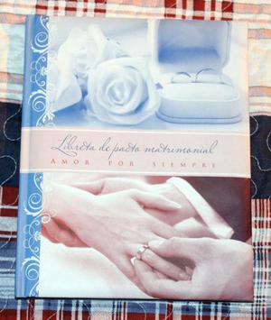 Libreta de Pacto Matrimonial (Amor por siempre)