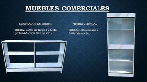 MUEBLES PARA QUIOSCOS, GÓNDOLAS,CHIFFONIERS,PLACARES DE 2,3