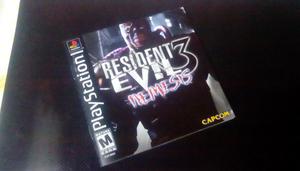 Resident Evil 3 nemesis disco negro original, completo con