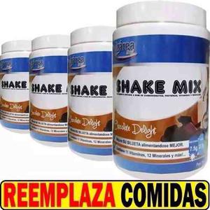 6 Batidos Shake Mix Remplaza Comida Control Peso + Cromo