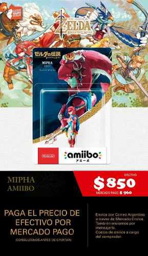 Amiibo Zelda Breath Of The Wild - Mipha