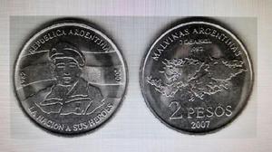 Argentina - Moneda D 2 Pesos Malvinas 2007 - 25 Aniversario
