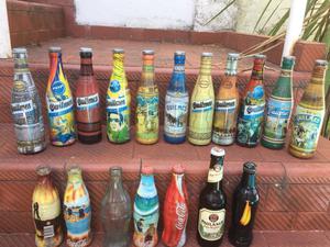 Coleccion de botellitas retro