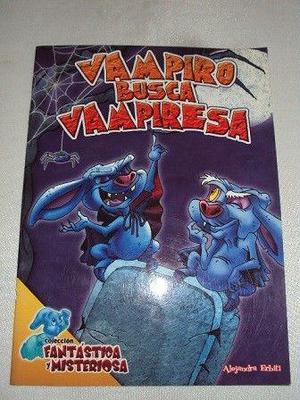 LIBRO INFANTIL DE CUENTO Y JUEGOS: VAMPIRO BUSCA VAMPIRESA