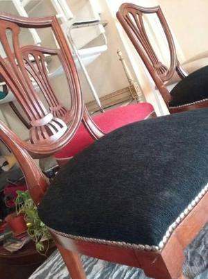 LIDERES en sillas "PALMETA" inglesas / restauradas a nuevo
