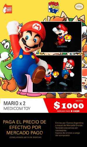 Mario X 2 Unidades - Medicomtoy