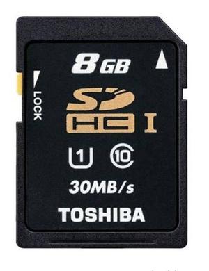 Memoria Suelta Sd Toshiba 8gb Clase 10 Bulk