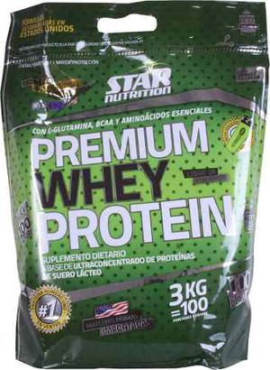 Premium Whey Protein 3 Kilos Star Nutrition + Rutina + Dieta