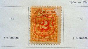 Sellos postales de El Salvador 1900 – 1906