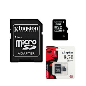 Tarjeta Micro Sd 8 Gb 2 En 1 Adaptador Sd Clase 10 Kingston