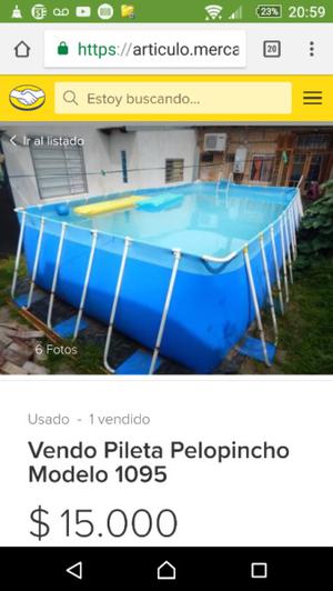 VENDO O PERMUTO PILETA PELOPINCHO GIGANTE GRANDE