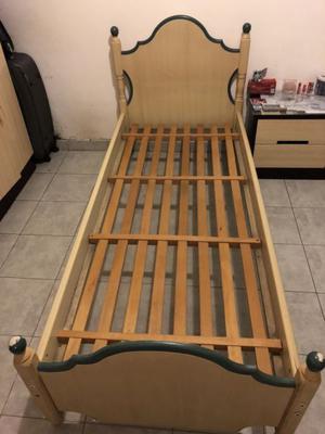 Cama de 1 plaza con colchon (PRECIO NEGOCIABLE)