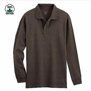 Chomba Manga Larga Marron Talle Xl Importada Modelo Polo