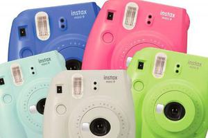 Cámara Fujifilm Instax Mini 9 Selfie + 10 Fotos Gtia