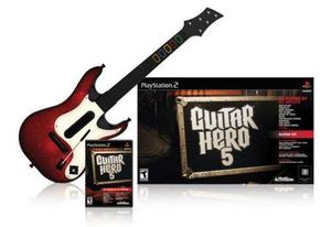 Guitar Hero 5 Para Ps2 + Juego Nueva En Caja Local Y Envios