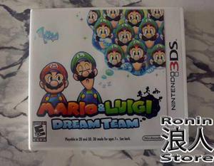 Mario And Luigi Dream Team 3ds - Usado -ronin Store- Rosario