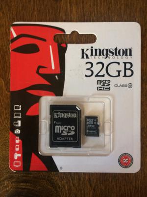 Memoria Kingston 32 gb. Nuevo sin uso.