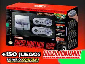 Mini Snes Classic +150 Juegos / Nueva / Envio Gratis !!