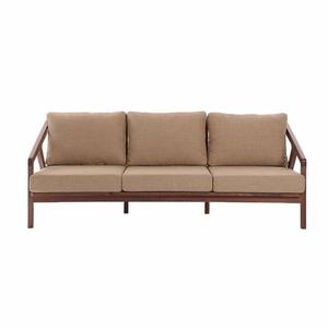Nordic modern chair black walnut wood sofa sleeper sofa