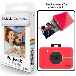 Papel Fotografico Polaroid Zink 2x3 Snap Zip 50 Hojas Oferta