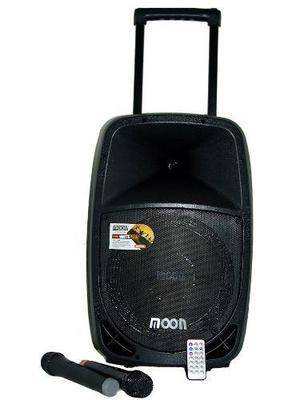 Parlante Batería Moon Batt12 Usb Bluetooth 2 Microfonos