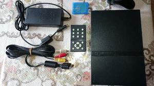 Playstation 2 Chipeada + Multitap 4 Jug.+pad Baile+60 Juegos