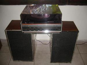 Antiguo Tocadiscos MOTOROLA BGH SM90 con dos Bafles.