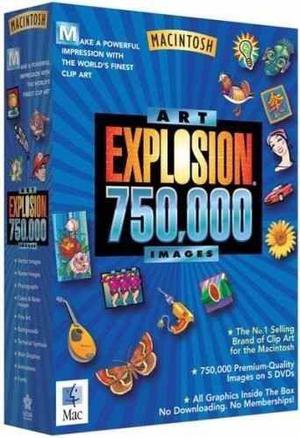 Art Explosion 750000 images clip art Mac