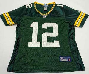 Camiseta Green Bay Packers Rodgers #12 Talle M Mujer