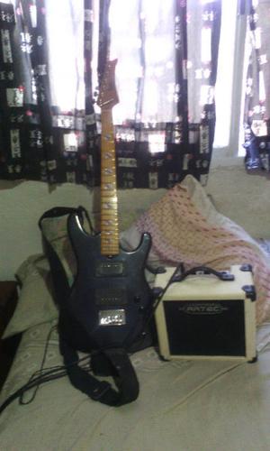 Guitarra electrica y amplificador