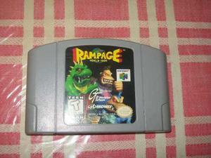 Juego De Nintendo 64 Rampage World Tour