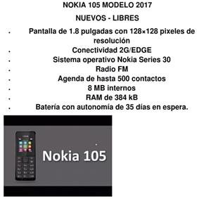 Nokia 105 modelo  teclado básico mayorista