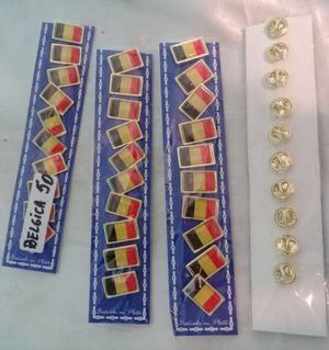 PINS PAIS BELGICA DE 2 CMS