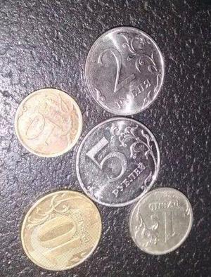 Serie de 5 Monedas de Rusia Federal