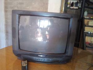 TV Color General Electric 21 pulgadas con control remoto.