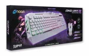 Teclado Multimedia + Mouse Gamer Noga Nkb-